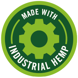 Made with Industrial Hemp Made with Industrial Hemp