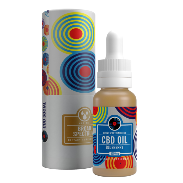 Blueberry Broad Spectrum CBD Oil