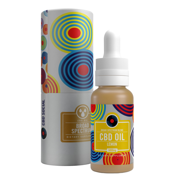Lemon Broad Spectrum CBD Oil
