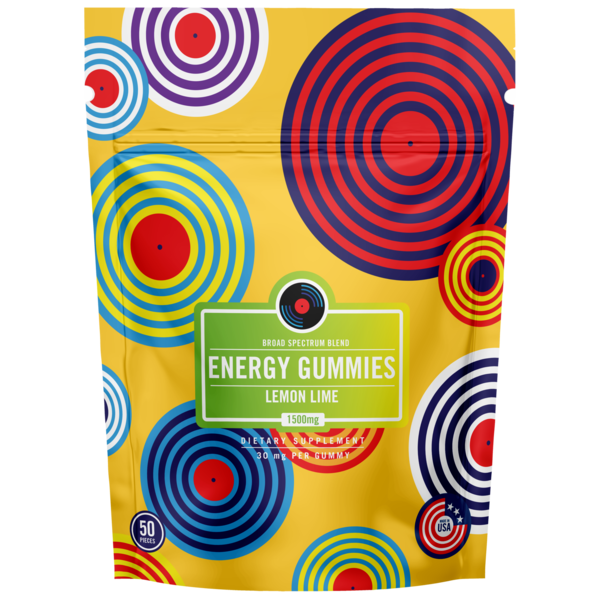 Lemon Lime CBD Energy Gummies