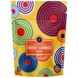 Orange CBD Energy Gummies