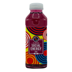 CBD Energy Drink: Acai 6 Pack - Social Energy