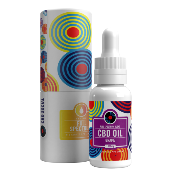 Grape CBD Oil - Full Spectrum