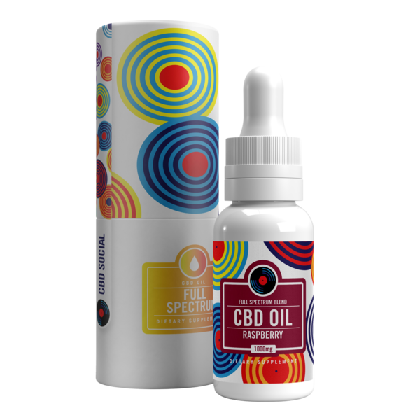 Raspberry CBD Oil - Full Spectrum