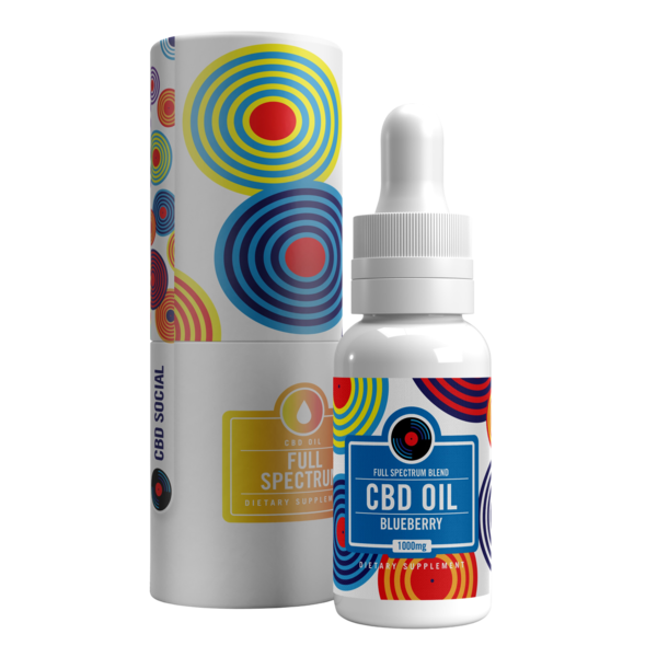 Blueberry CBD Oil: Full Spectrum