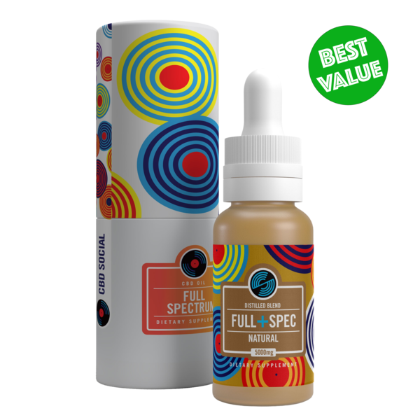Natural CBD Oil - Full Spectrum Plus