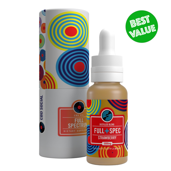 Strawberry CBD Oil - Full Spectrum Plus