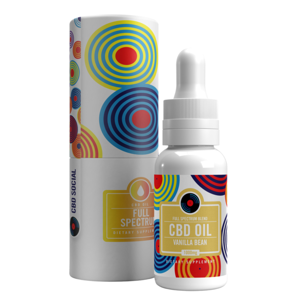 Vanilla CBD Oil: Full Spectrum