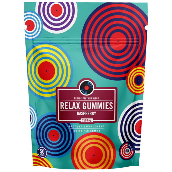 Raspberry CBD Relax Gummies