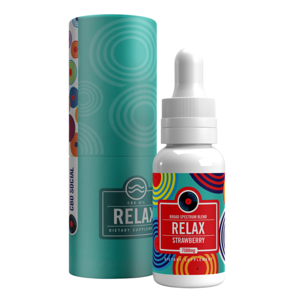 CBD Relax Oil | Strawberry