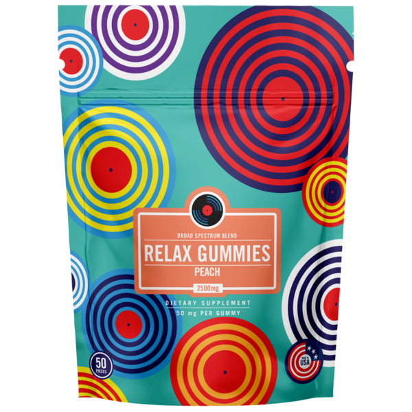 Peach CBD Relax Gummies