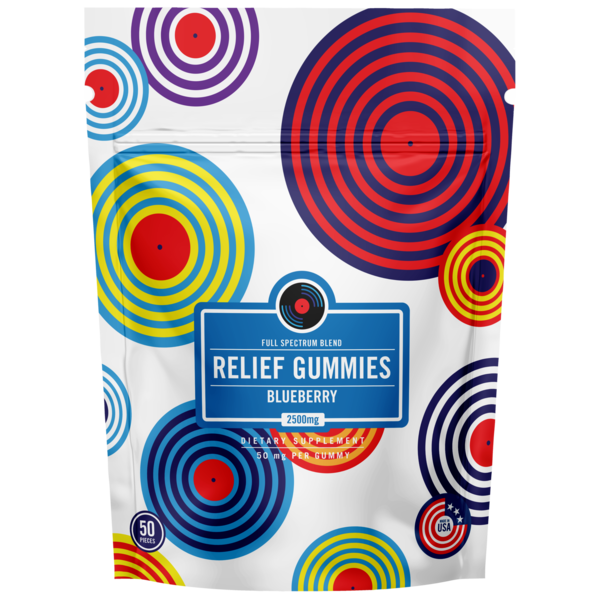 Blueberry CBD Relief Gummies